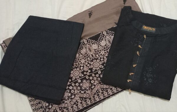 luxury lawn embroidered suit
