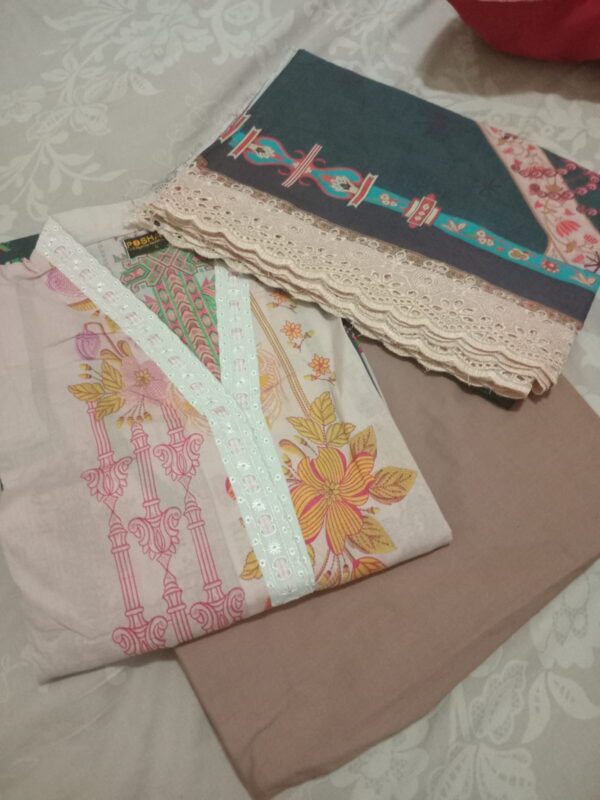 Lawn Shirt Embroidered lawn vail dupatta