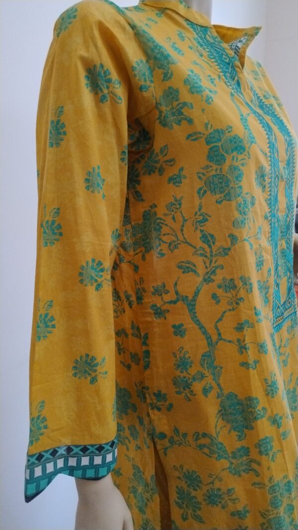 Digital Printed Lawn with Embroidery - Image 2
