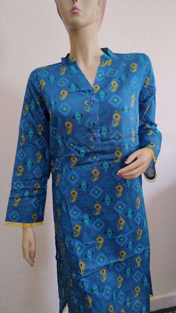 Digital Printed Lawn - Blue