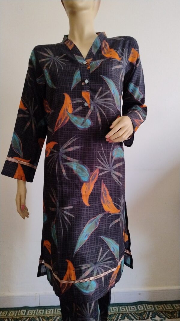 Swiss Lawn Floweral Digital print - Shirt & Trouser