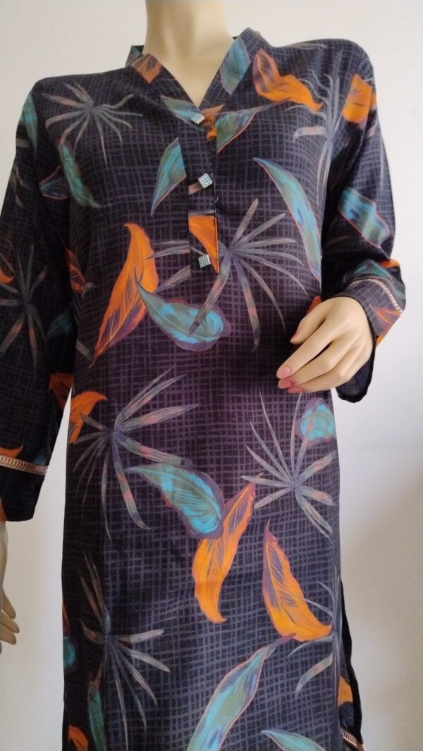 Swiss Lawn Floweral Digital print - Shirt & Trouser - Image 4