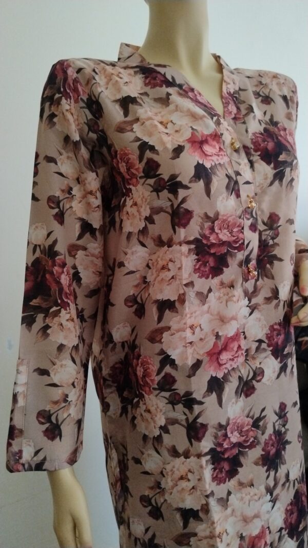 Swiss Lawn Floweral Digital Printed - Shirt & Trouser - Image 2