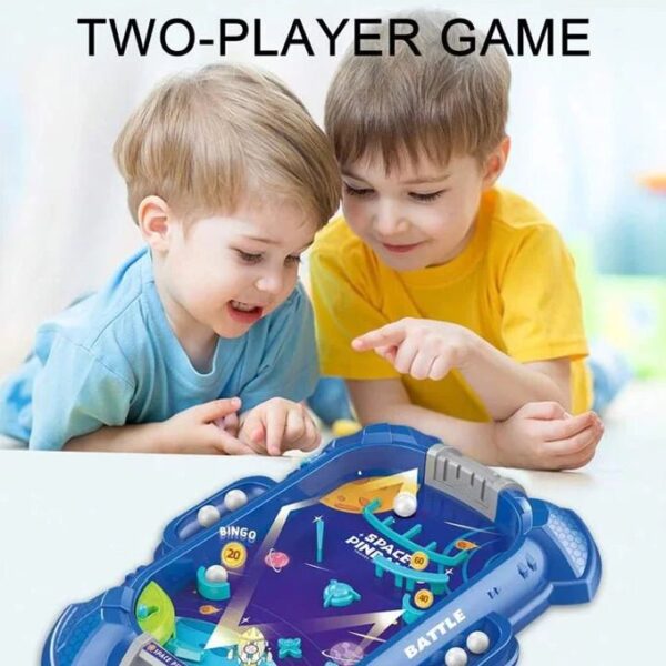 2in1 Space Marbles Pinball Table Top Board Game For Kids - Image 2